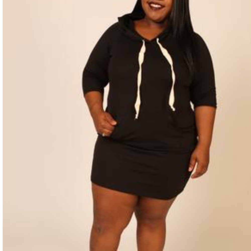Plus size 
Hoodie Dress