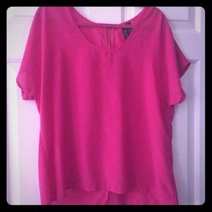 Gorgeous bright magenta blouse