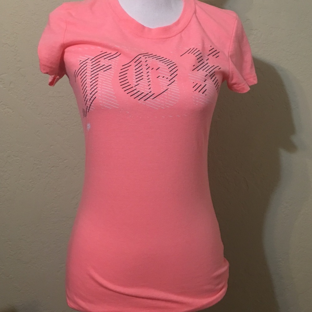 Light Pink Coral Fox Racing Tee