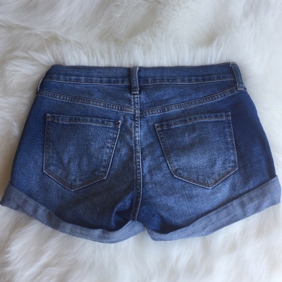 Old Navy Shorts Old Navy The Boyfriend Destroyed Denim Cuff Shorts
