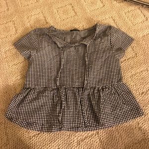 gingham top