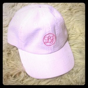 Lauren James seersucker bow hat