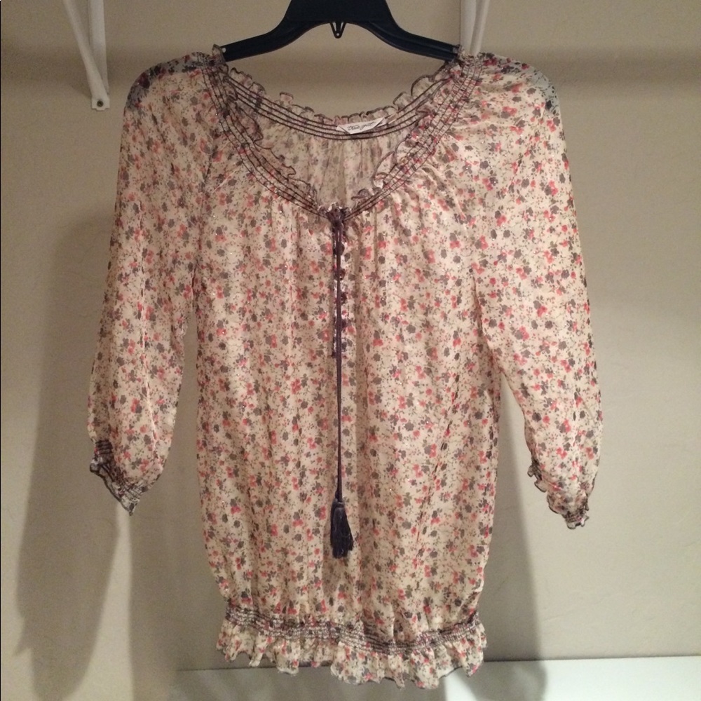 Sheer blouse