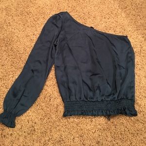 Forever 21 One Shoulder Blouse Top