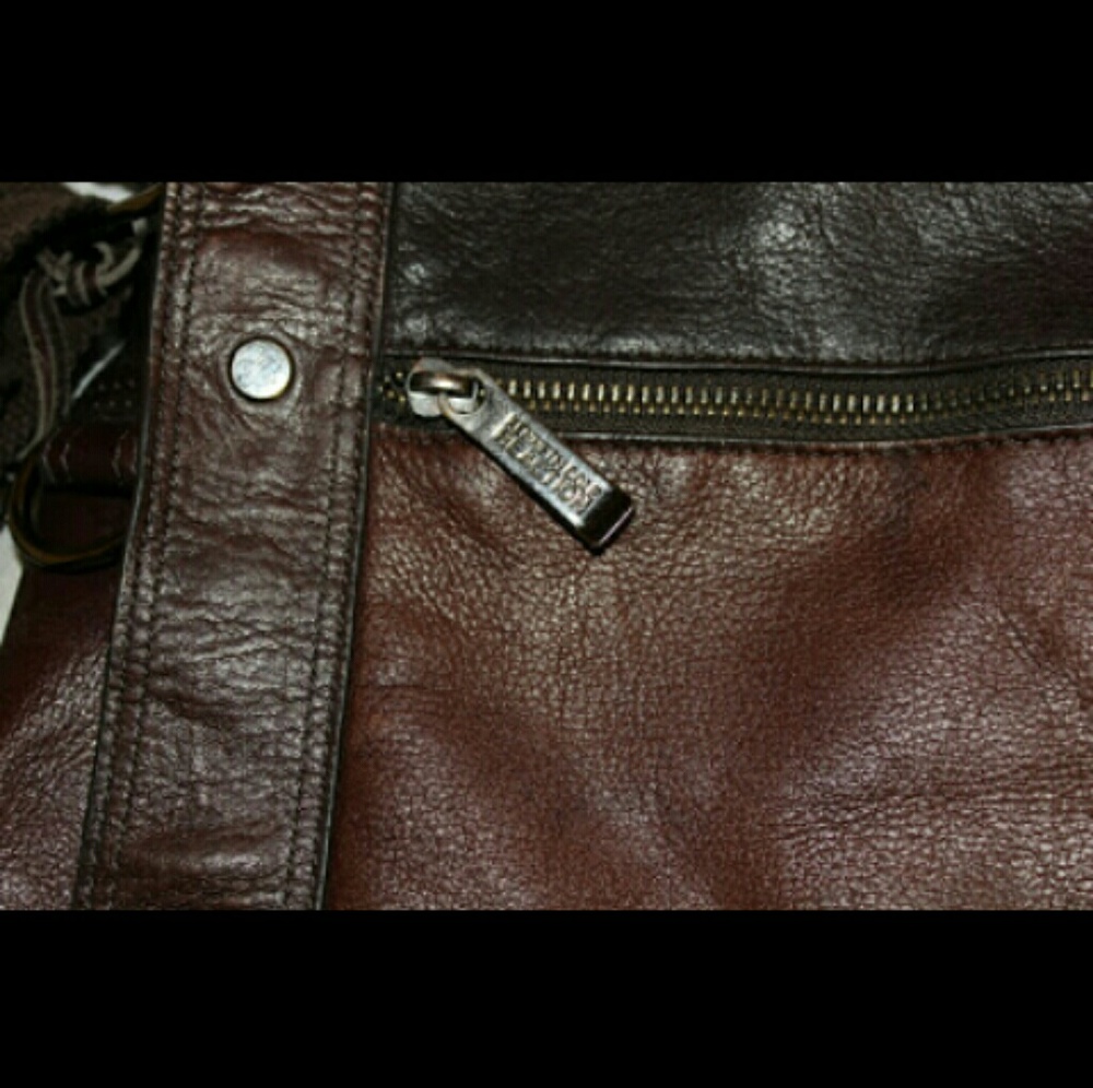 Men's Rustic Kenneth Cole Brown Messenger Bag