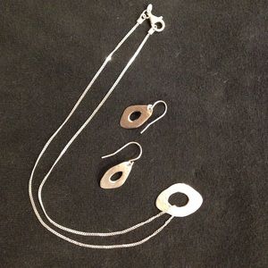 Silpada necklace & earrings set