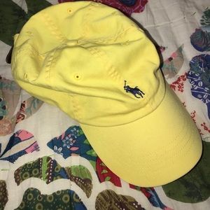 Yellow polo hat