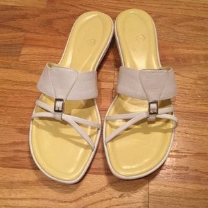 Cole Haan White Sandals Slip On Size 10.5