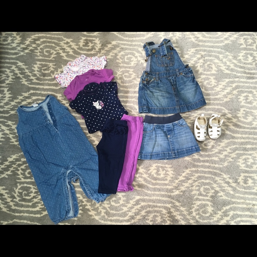 12m Baby Girl Spring Summer Bundle