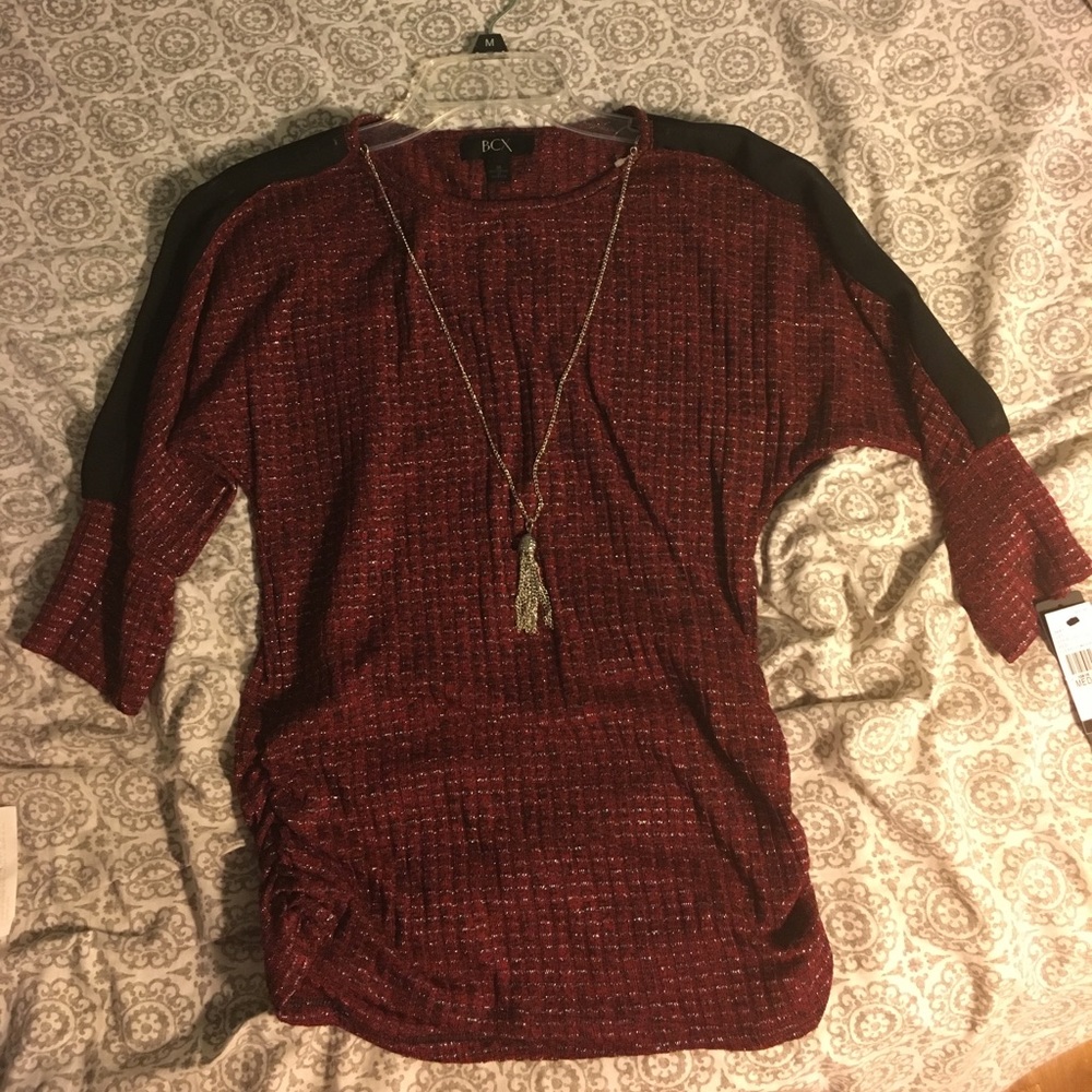 Price lowered! BCX red knit sweater