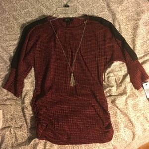Price lowered! BCX red knit sweater