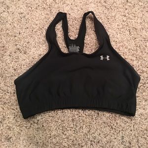 Black Underarmour Sports Bra
