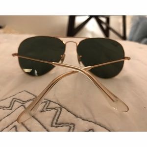 Ray-Ban Gold Frame 58MM Aviators