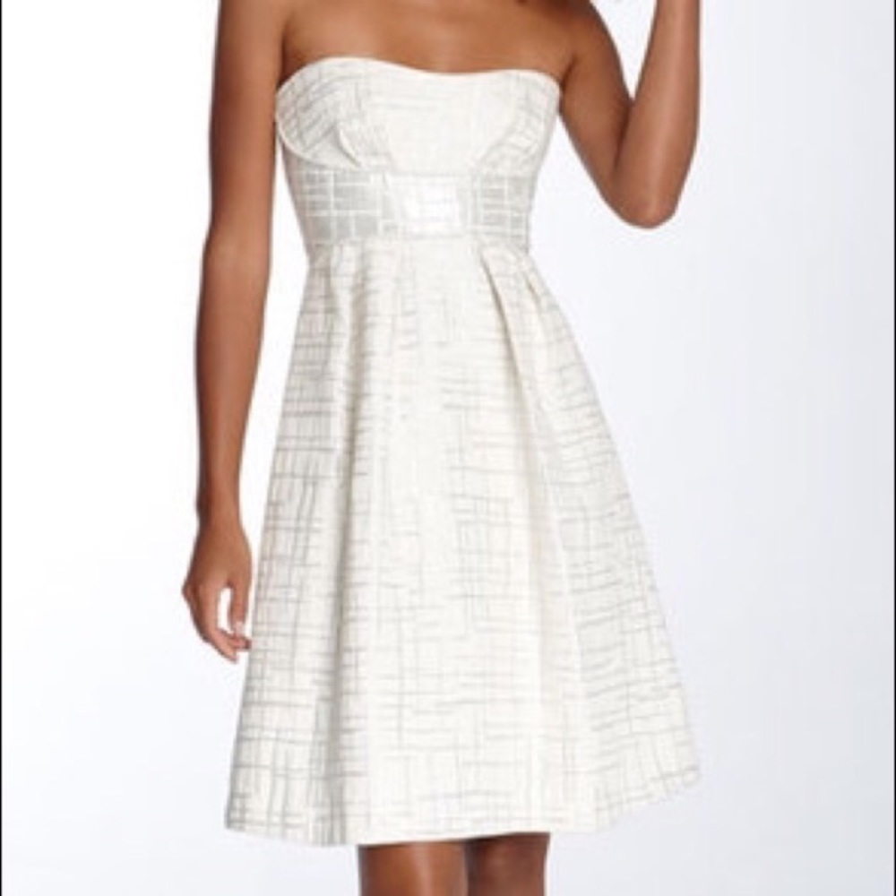 BCBG Strapless dress