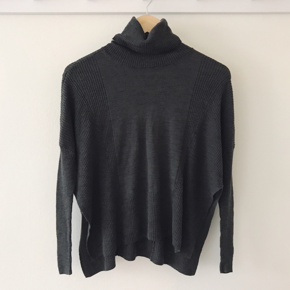 Lou & Grey Turtleneck with Side Slits