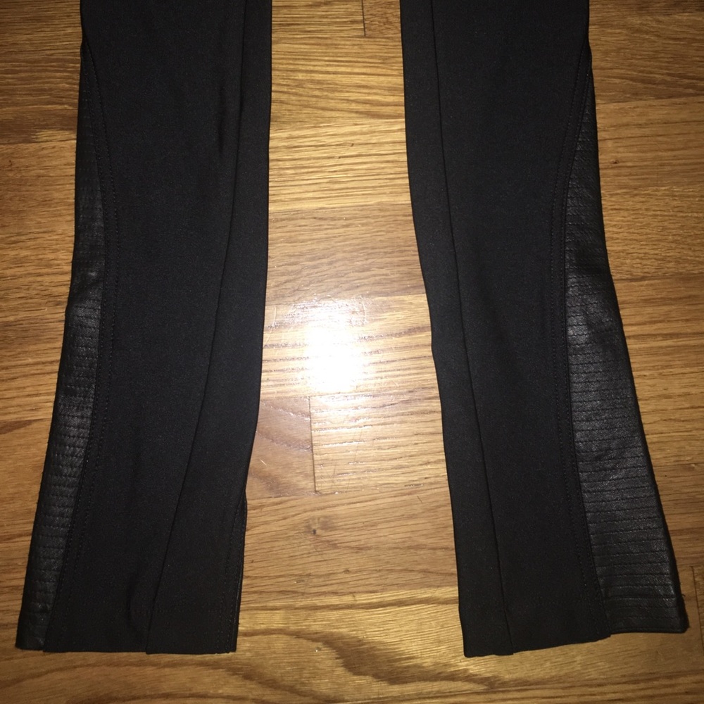 NWT- ALEXIS Leather Leggings-designer - Picture 4 of 4