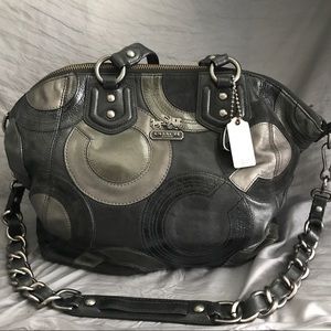 Coach 14311 Madison Inlaid OpArt Claire Leather