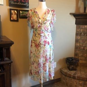 MSK Petite Floral Dress