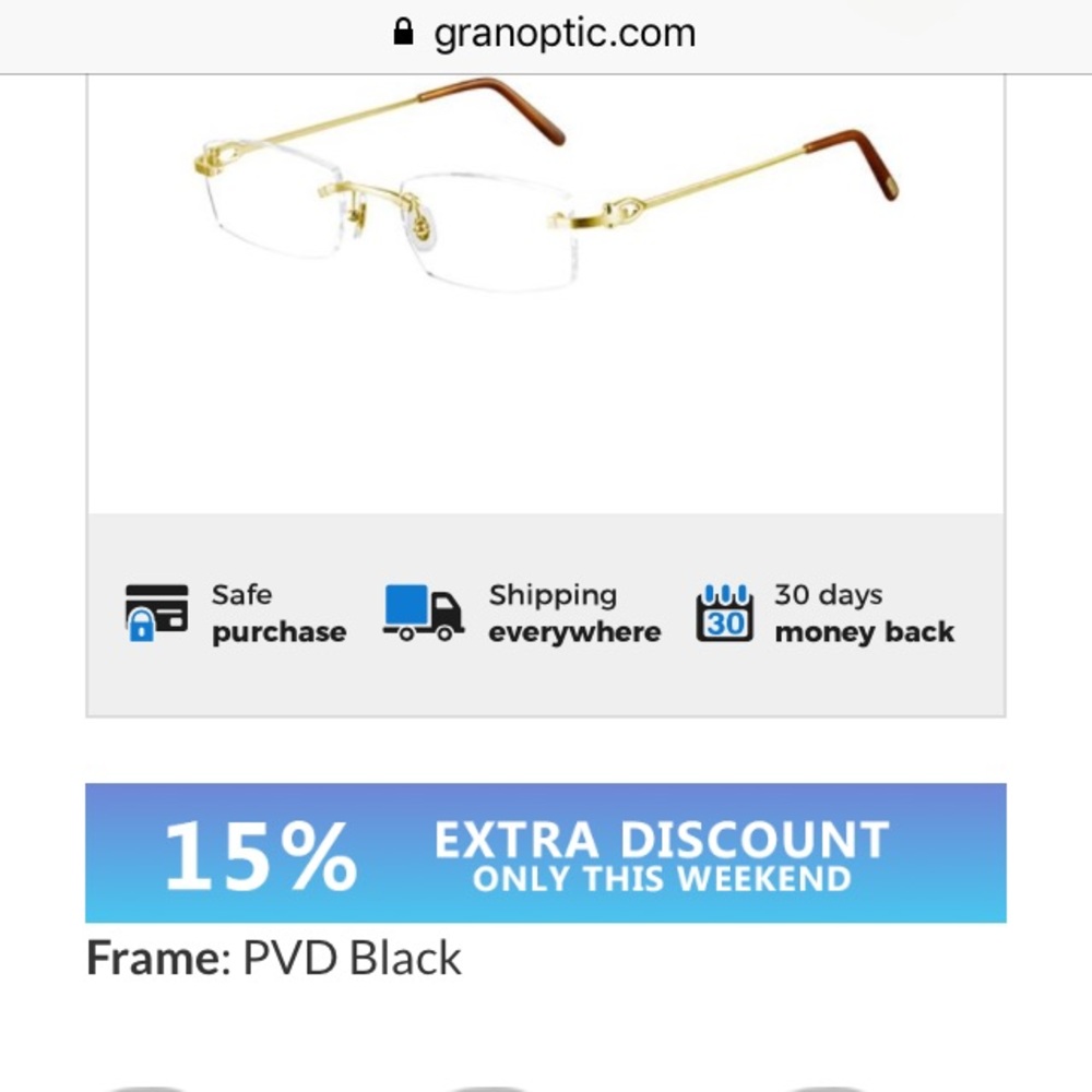 Cartier frames - Picture 2 of 2