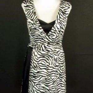 White House Black Market Zebra Print Dress