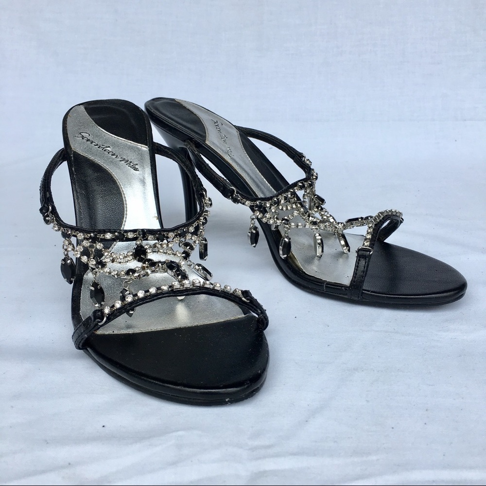 Seventeen Miles Rhinestone Heels