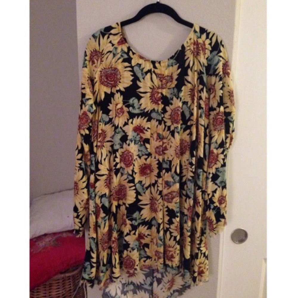 NWT Urban outfitters sunflower dress