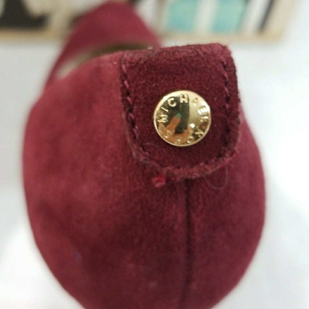 Burgundy  authentic Michael kors heels - Picture 3 of 7