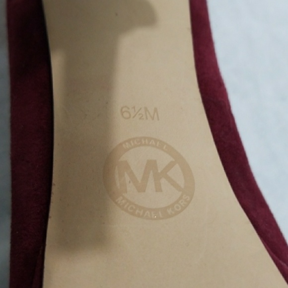 Burgundy  authentic Michael kors heels - Picture 5 of 7