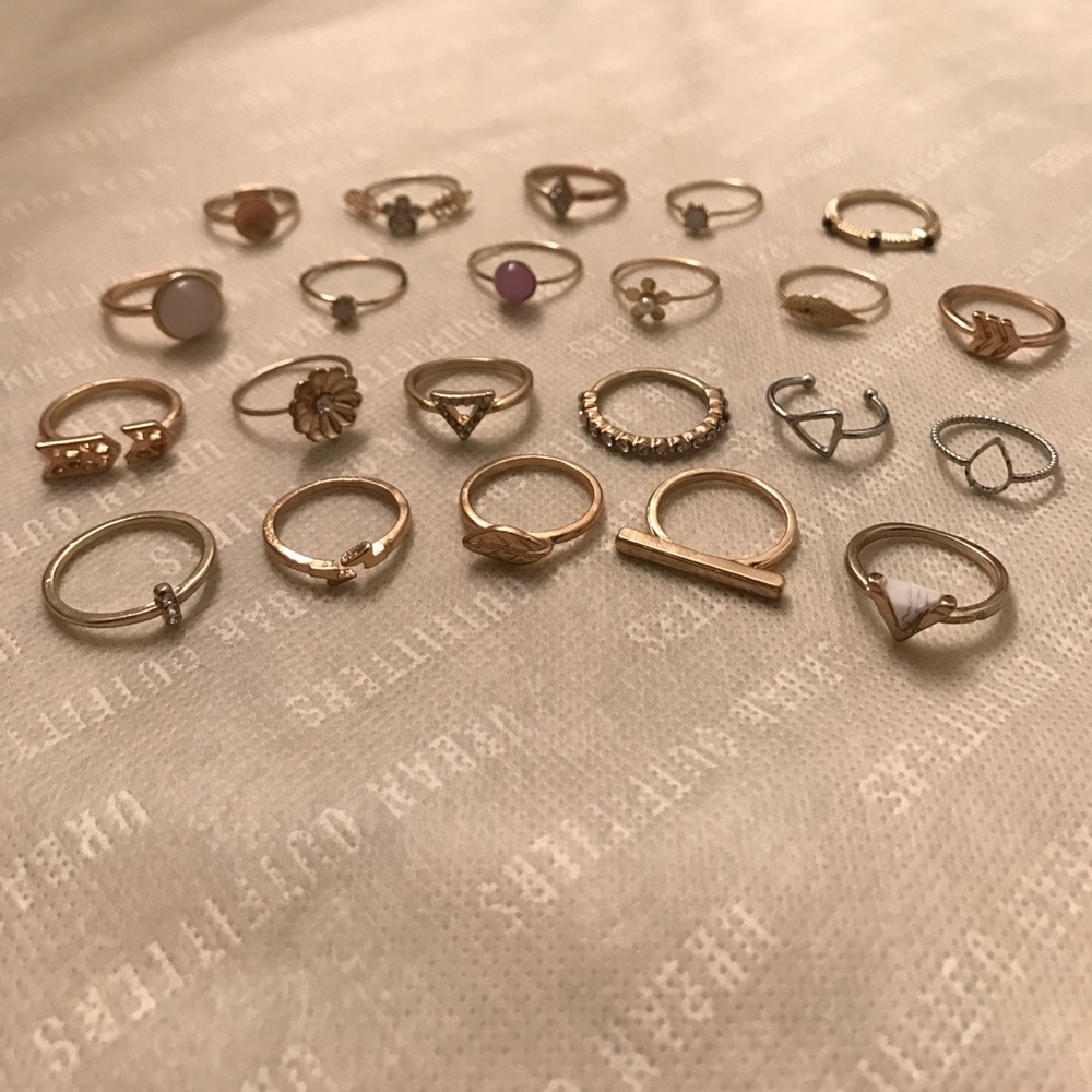 Ring Bundle from Pac sun