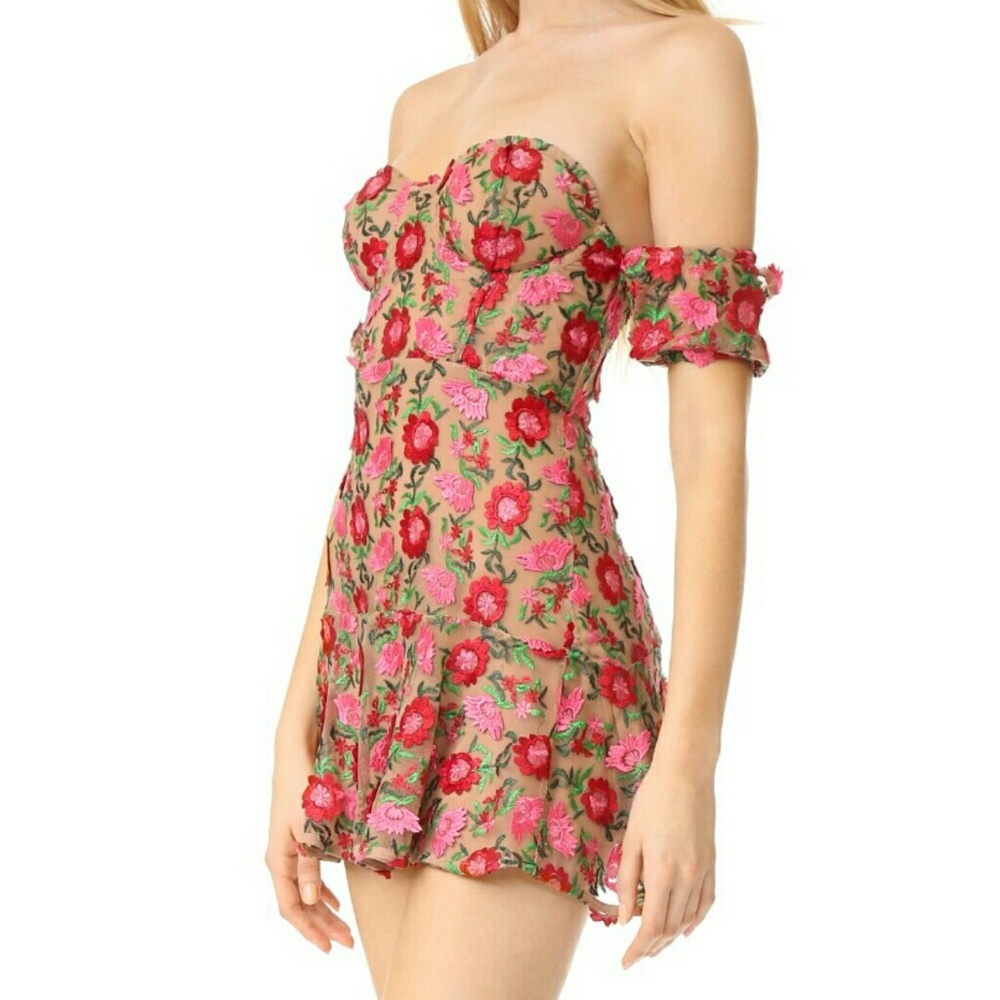 LAST ONE NWT FOR LOVE & LEMONS MINI DRESS. - Picture 5 of 8