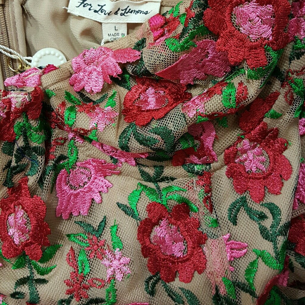 LAST ONE NWT FOR LOVE & LEMONS MINI DRESS. - Picture 8 of 8