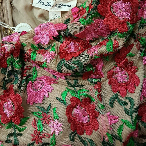 LAST ONE NWT FOR LOVE & LEMONS MINI DRESS. - Picture 8 of 8