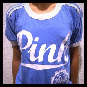 PINK ringer tee