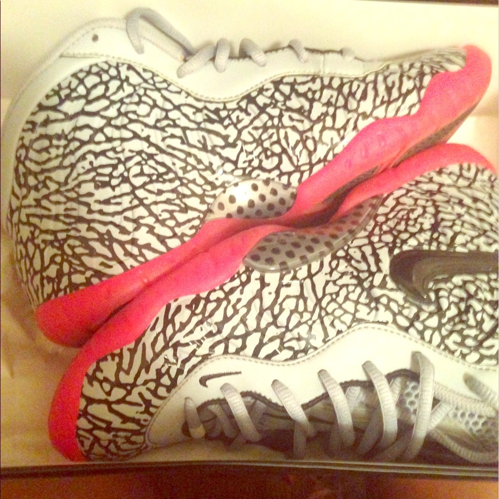 Foamposite sneakers and Rock & Republic pumps