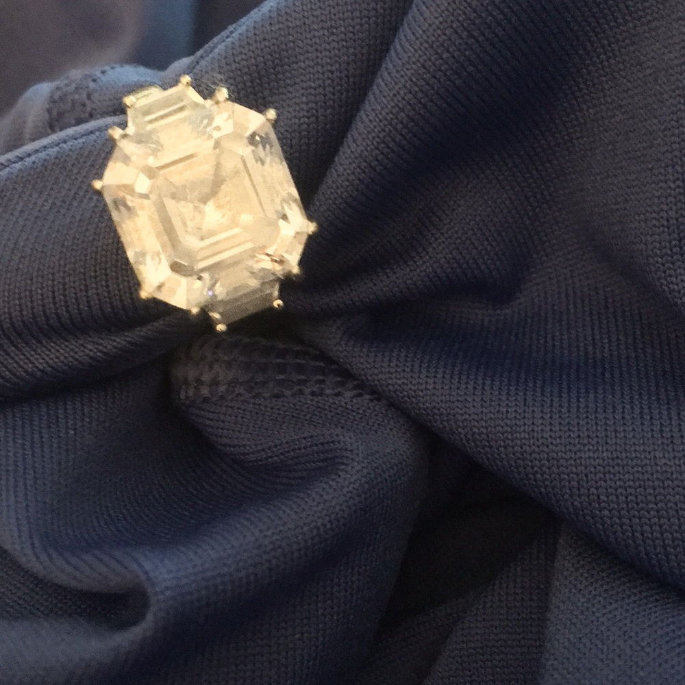 Asscher cut CZ 6 carat ring!