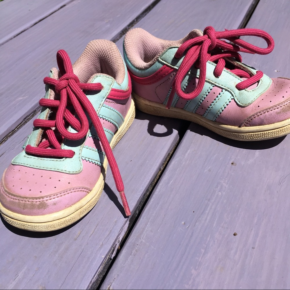 Leather adidas sneakers