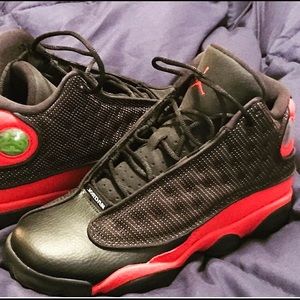 Jordan. 13. Red/black. (GS boys) Size 6.