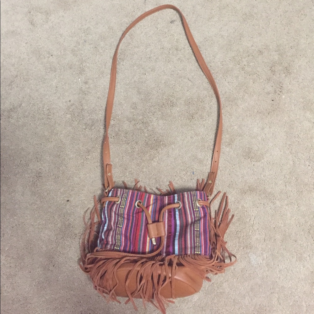 Fringe Cross Body Bag