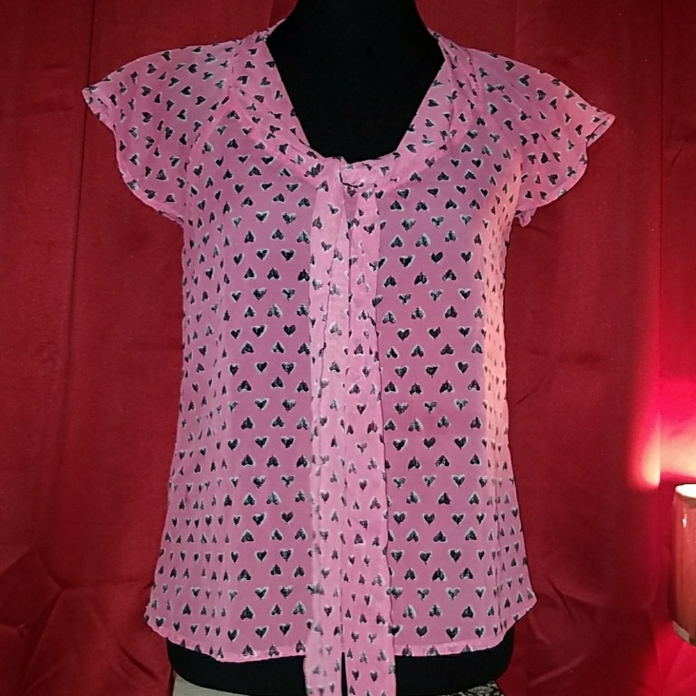 Beautiful Spring Semi Sheer Blouse