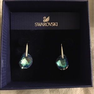 Blue crystal earrings