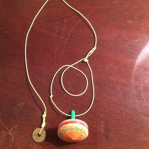 Cute "top" necklace