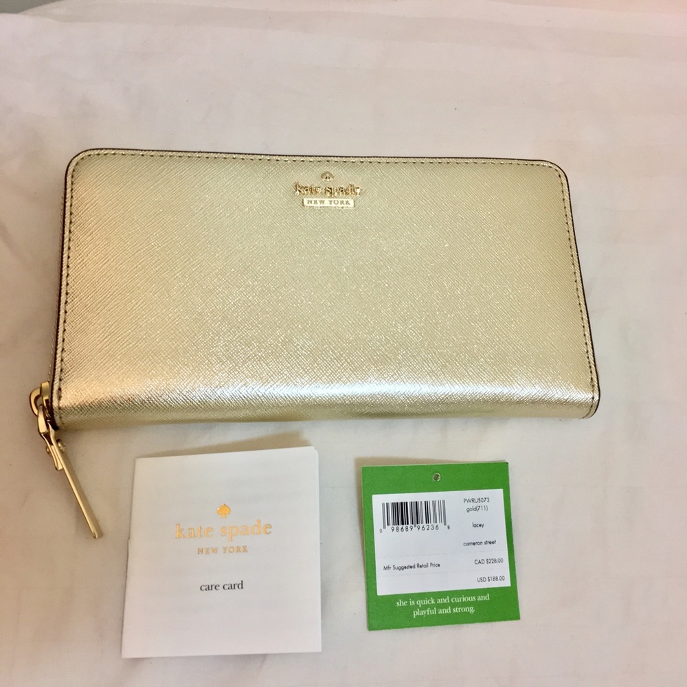 kate spade cameron street lacey zip wallet