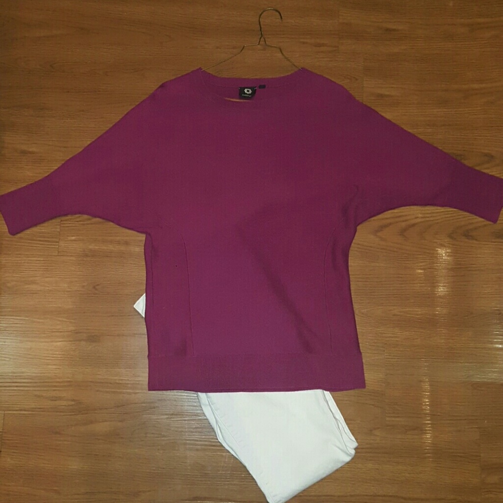 Amber Sun magenta half sleeve sweater.
