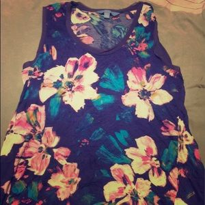 Dressy Tank Floral Top