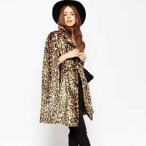 ISO: ASOS leopard faux fur cape