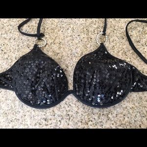 Black sequins bikini