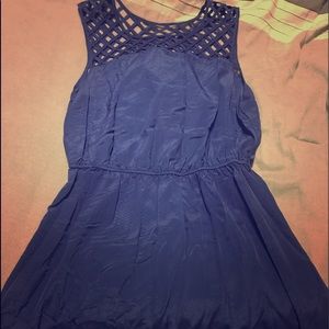 Beautiful Blue Silky Dress