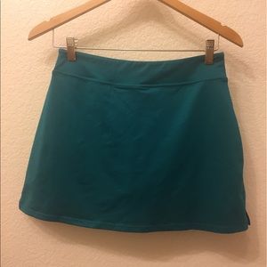 Teal tennis skirt