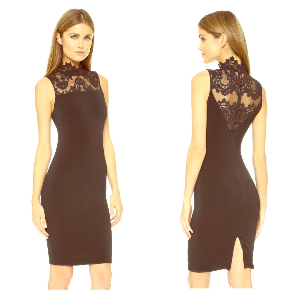 Brand New Alice + Olivia Black Lace Dress