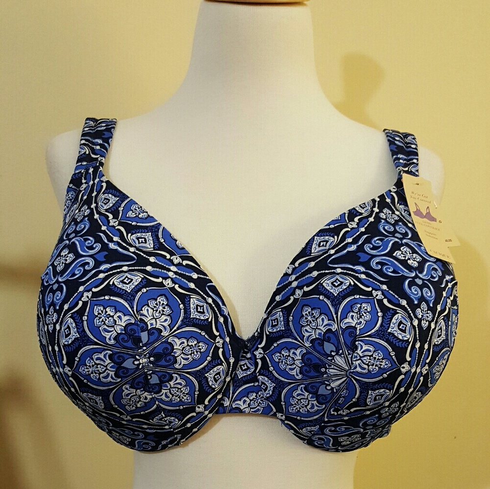 Cacique Support Solutions Satin Full Coverage Bra